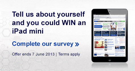 Tell us about yourself and you could win an iPad mini
