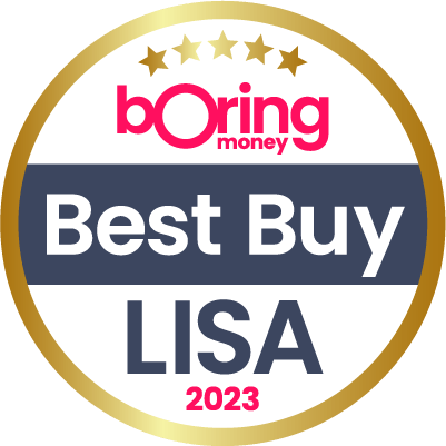 Best Buy Lifetime ISA Boring Money awards 2023