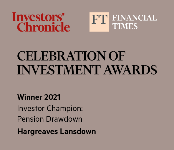 Financial Times & Investors Chronicle 2021 Investors’ Champion Award for Income Drawdown